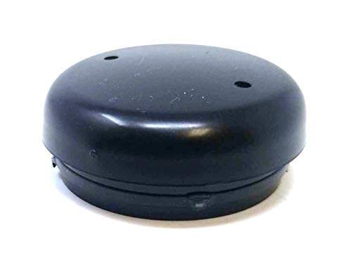 JSP Manufacturing Plastic 1.5-inch Wrought Iron Patio Furniture Glide Caps (48, Black) - Image 4